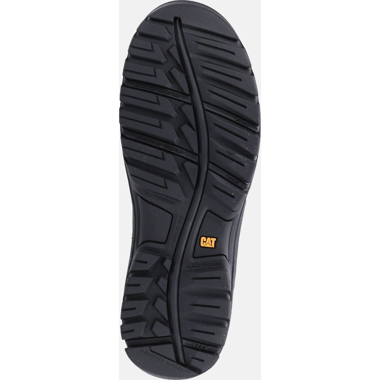 Caterpillar  Bottes De Sécurité Noires En Cuir Framework