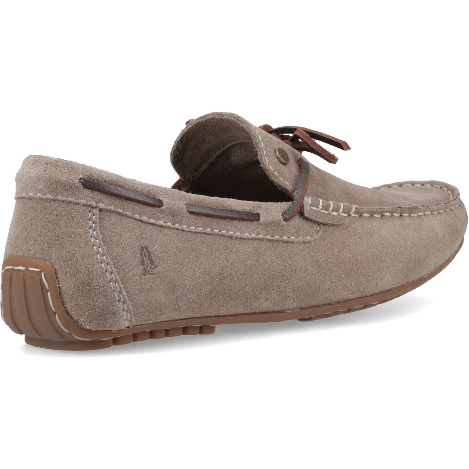 Hush Puppies Reuben Boat Shoe Chaussures Bateau En Daim Pour Homme Taupe