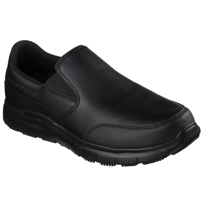 Skechers Workwear Flex Advantage Chaussures De Sécurité Noires En Synthétique Pour Hommes