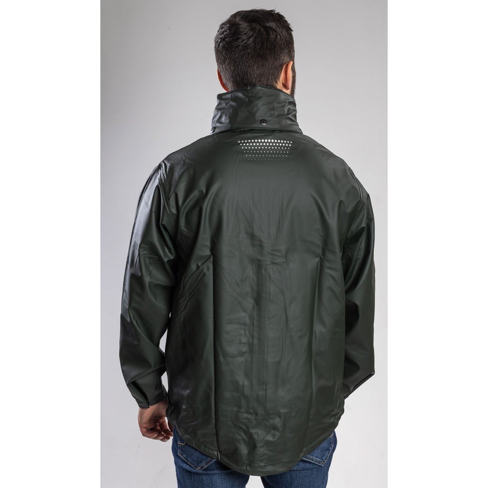 Helly Hansen Workwear Voss Veste De Pluie Verte Unisexe Pour Adultes