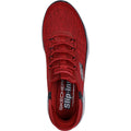 Skechers Summits Key Pace Sneakers En Textile Pour Hommes, Rouge/Noir