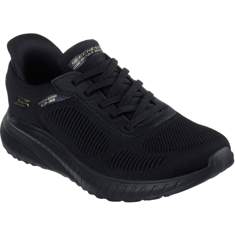 Skechers BOBS Sport Squad Chaos Baskets Noires Pour Femmes En Toile