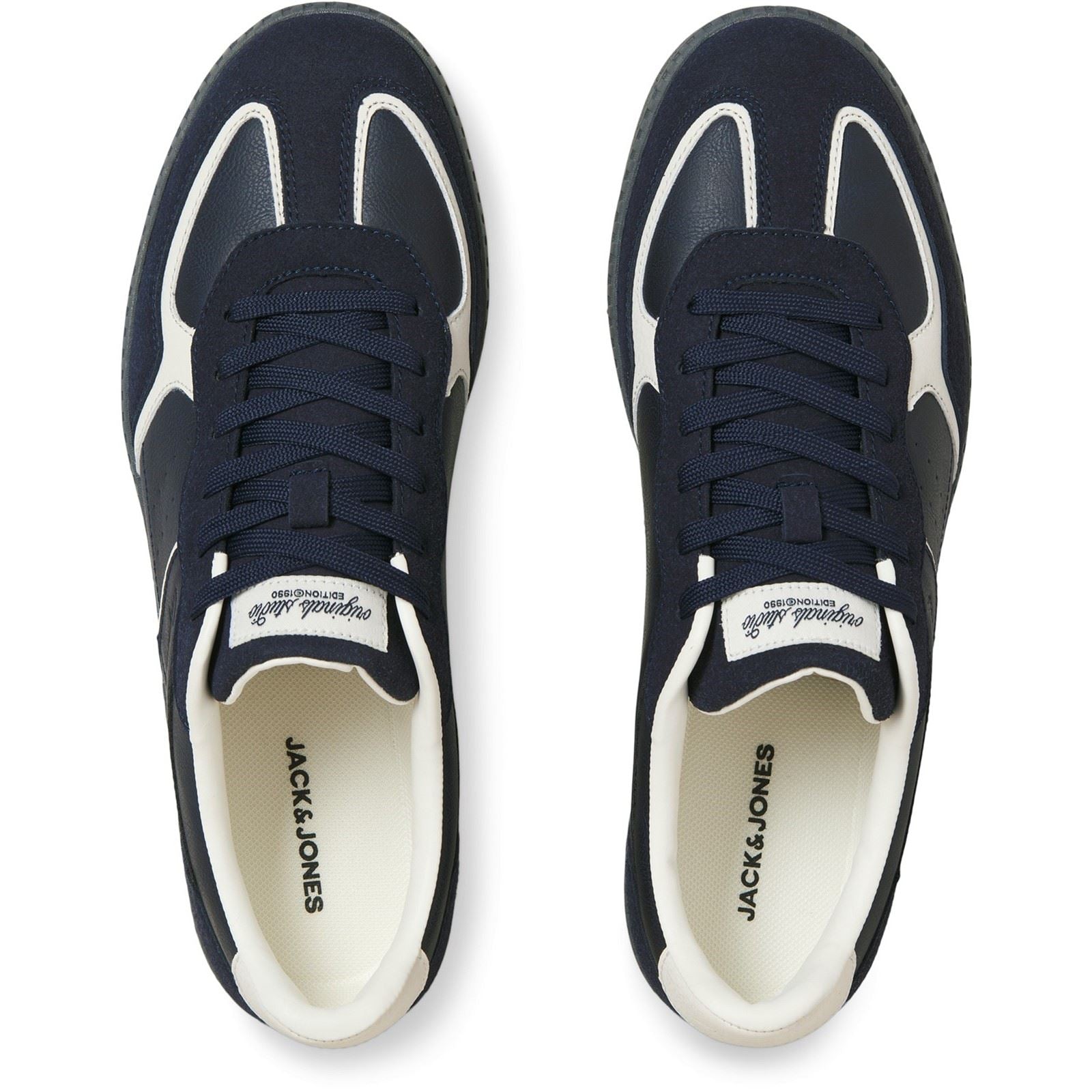 Jack & Jones Morgen Combo Baskets Pour Hommes En Polyuréthane Couleur Marine