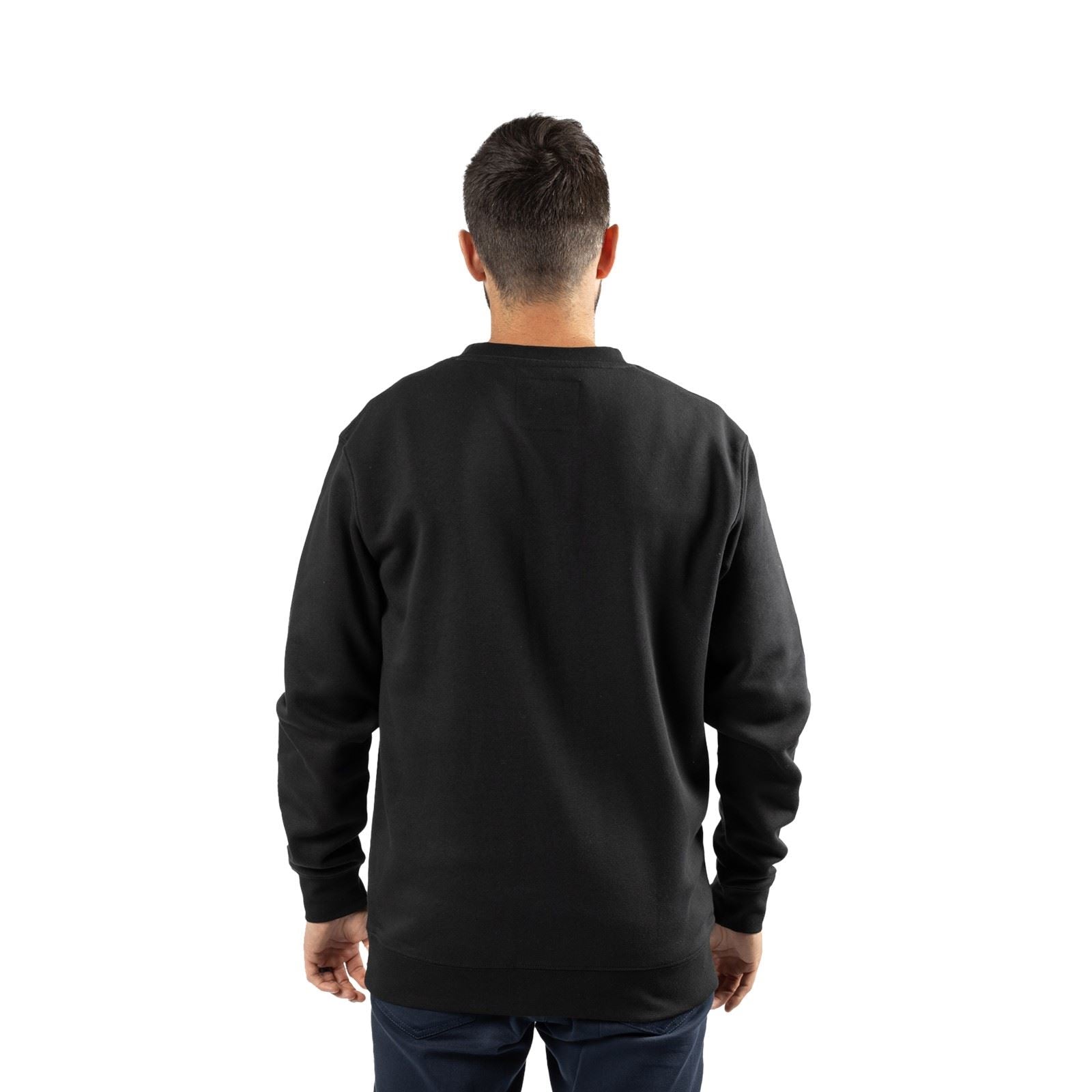 Caterpillar Midweight Crewneck Sweatshirt Noir En Coton Pour Homme