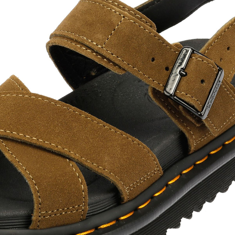 Dr. Martens Voss II Bronx Sandales Vertes Pour Femmes En Suède