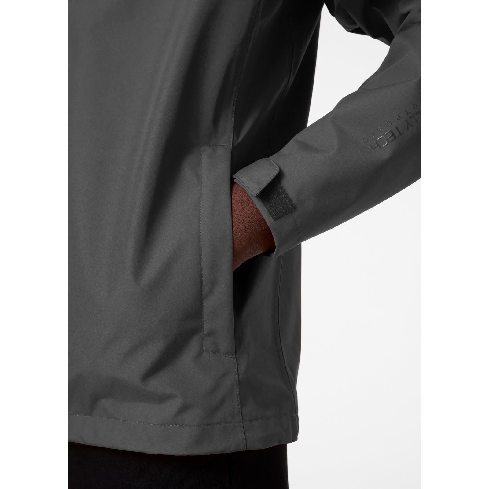 Helly Hansen Sport Seven J Veste De Pluie Grise Pour Homme