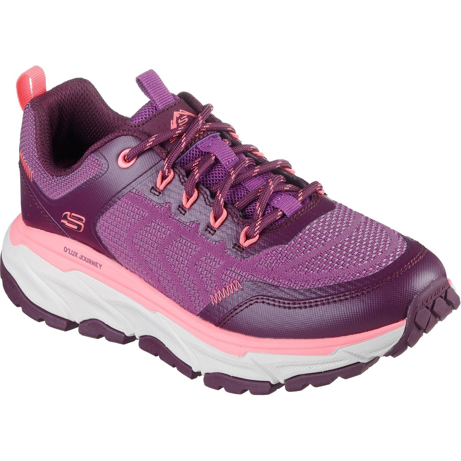 Skechers D'Lux Journey Marigold Bottes De Randonnée Synthétiques Pour Femmes En Framboise