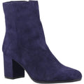 Hush Puppies Octavia Femmes Bottines À Talons En Daim Bleu Marine