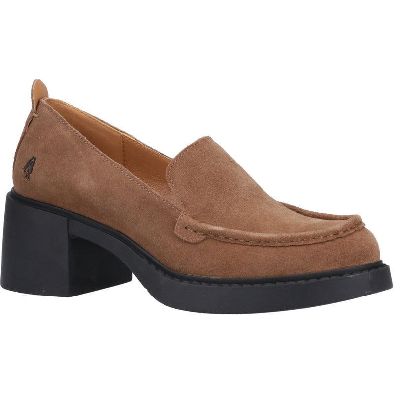 Hush Puppies Adelaide Femmes Suède Mocassins Beige
