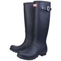 Hunter Original Tall Bottes En Caoutchouc Bleu Marine Pour Femme