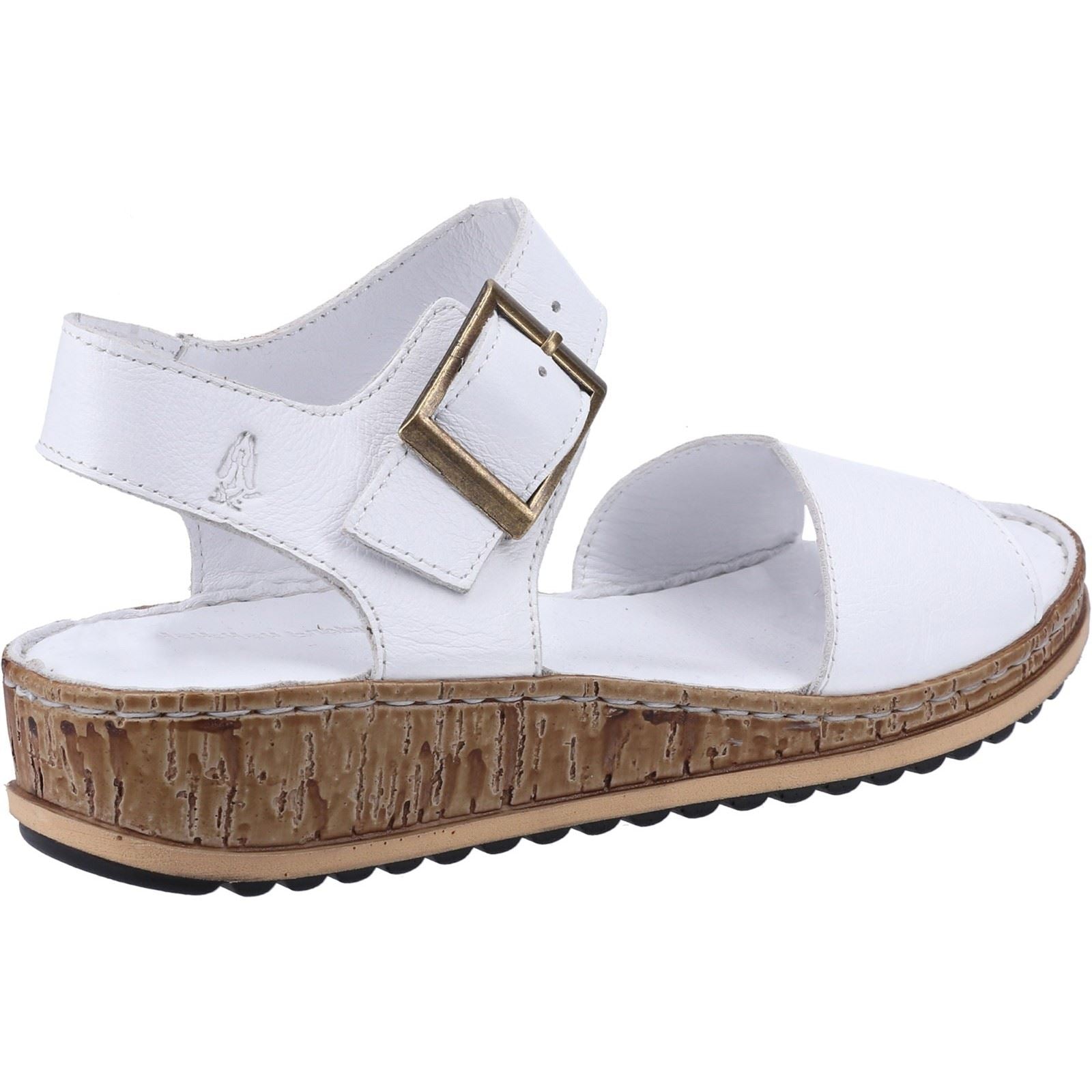 Hush Puppies Ellie Sandales Blanches Pour Femmes En Cuir