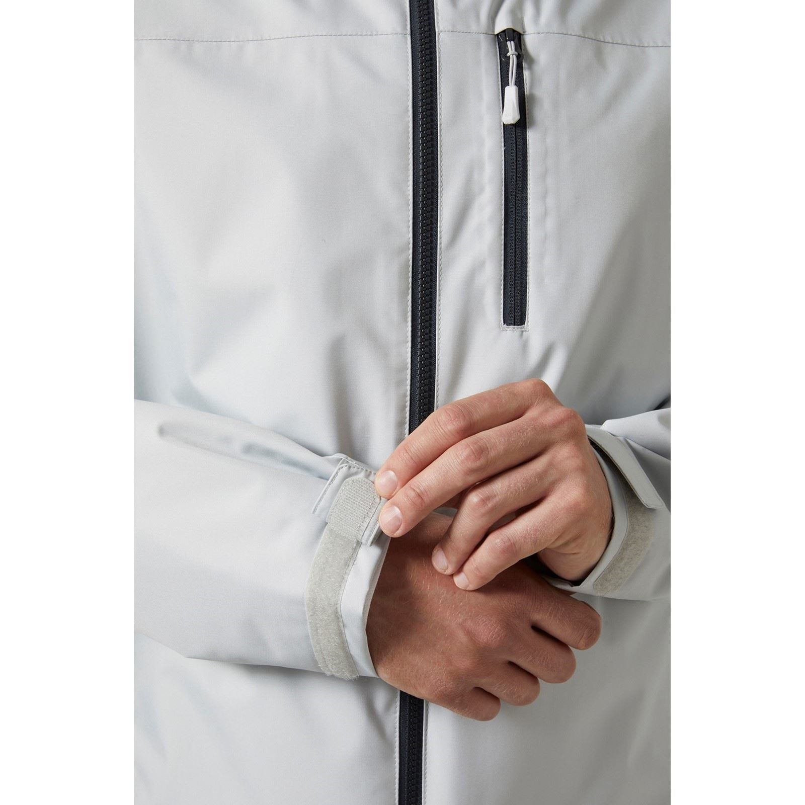 Helly Hansen Sport Crew Hooded Midlayer Sailing 2.1 Veste De Navigation Grise Pour Homme