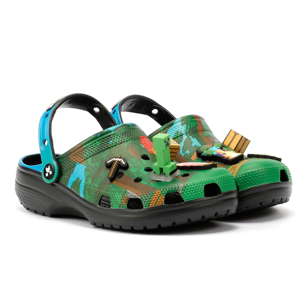 Crocs Minecraft Classic Sandales Vertes