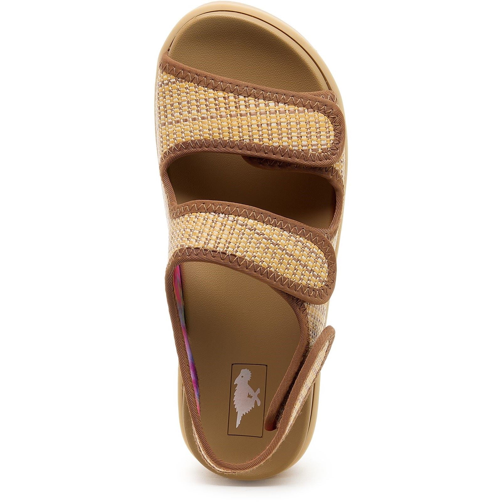 Rocket Dog Balmy Raffia Sandales Naturelles Pour Femmes En Textile