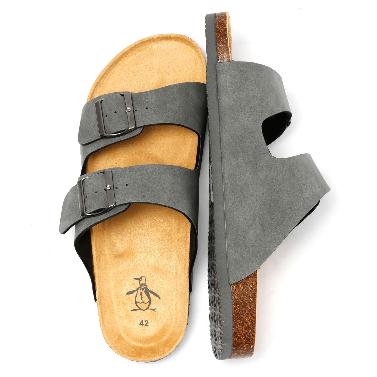 Penguin Port 2 Sandales Grises Pour Hommes