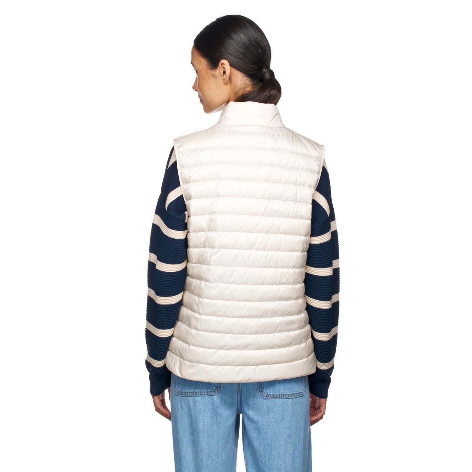 Geox W JAYSEN Gilets Grises Pour Femmes