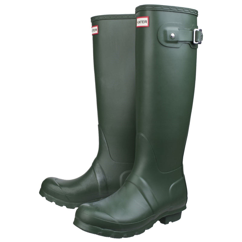 Hunter Original Tall Bottes De Pluie En Caoutchouc Pour Femmes De Couleur Verte