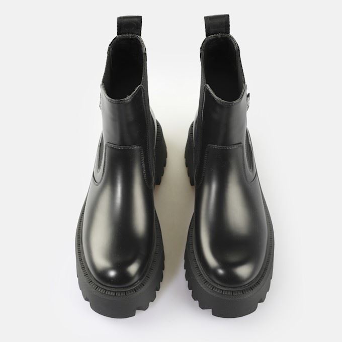 Buffalo Aspen Chelsea Bottes Noires Pour Femmes
