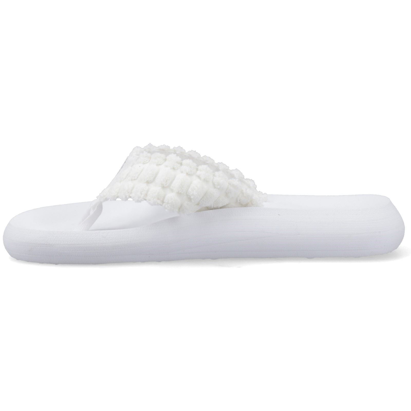 Rocket Dog Spotlight Atom Tongs Blanches En Textile Pour Femmes