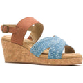 Hush Puppies Willow X Band Sandales En Denim Pour Femmes En Suède