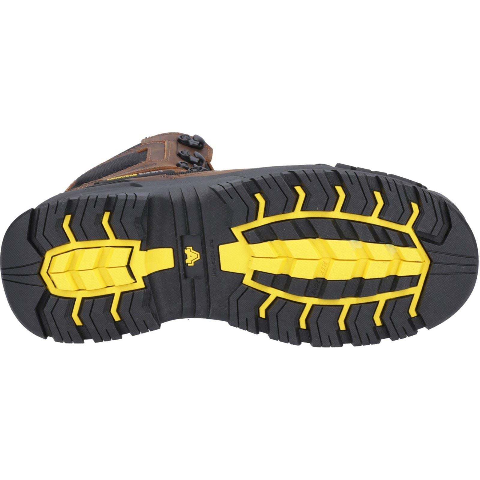 Amblers Safety Bottines De Sécurité En Cuir Brun Detonate