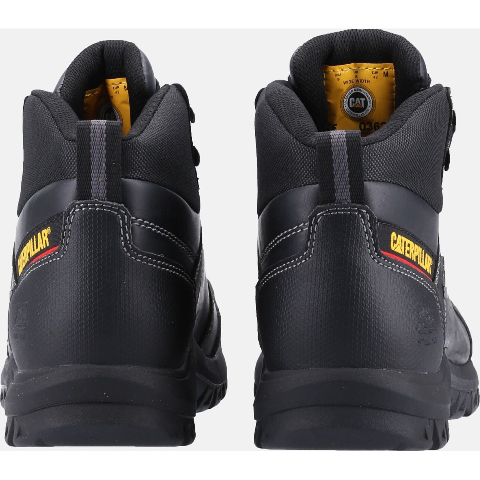 Caterpillar  Bottes De Sécurité Noires En Cuir Framework