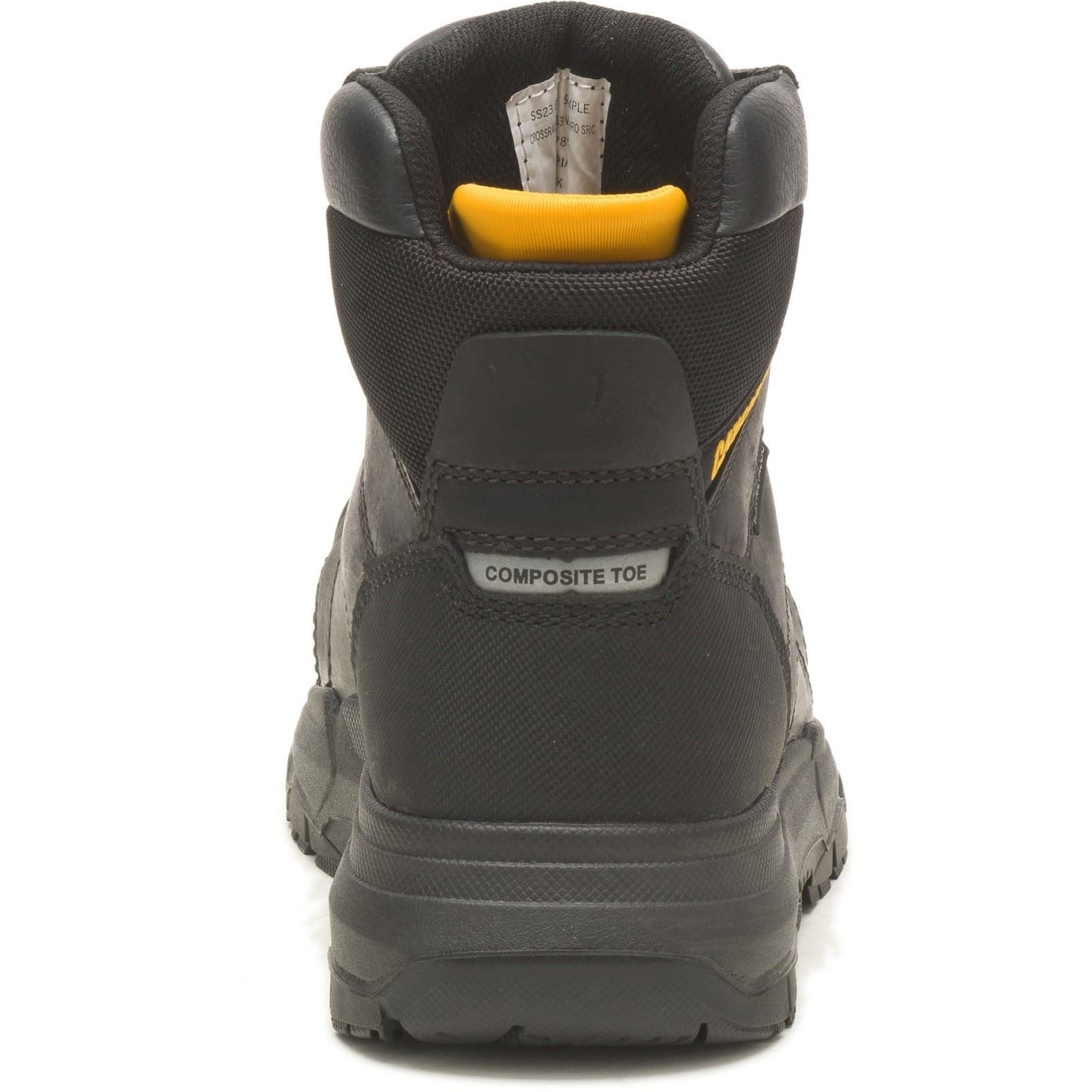 Caterpillar Bottes De Sécurité En Cuir Noir Crossrail 2.0