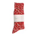 Anonymous Ism Classic Slub Crew Chaussettes Pour Hommes Rouges Jusqu'Au Mollet