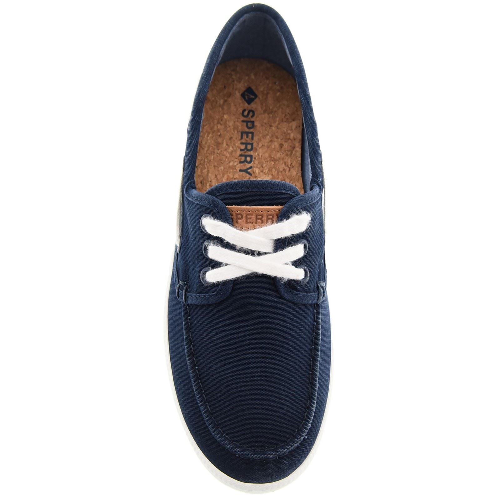 Sperry Venice Boat Chaussures Bateau Femmes En Textile Navy