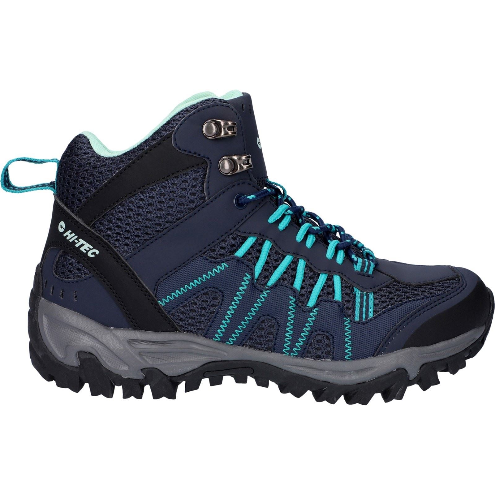 Hi-Tec Jaguar Mid Bottes De Randonnée Pour Femme En Polyester Sky Captain/navigate