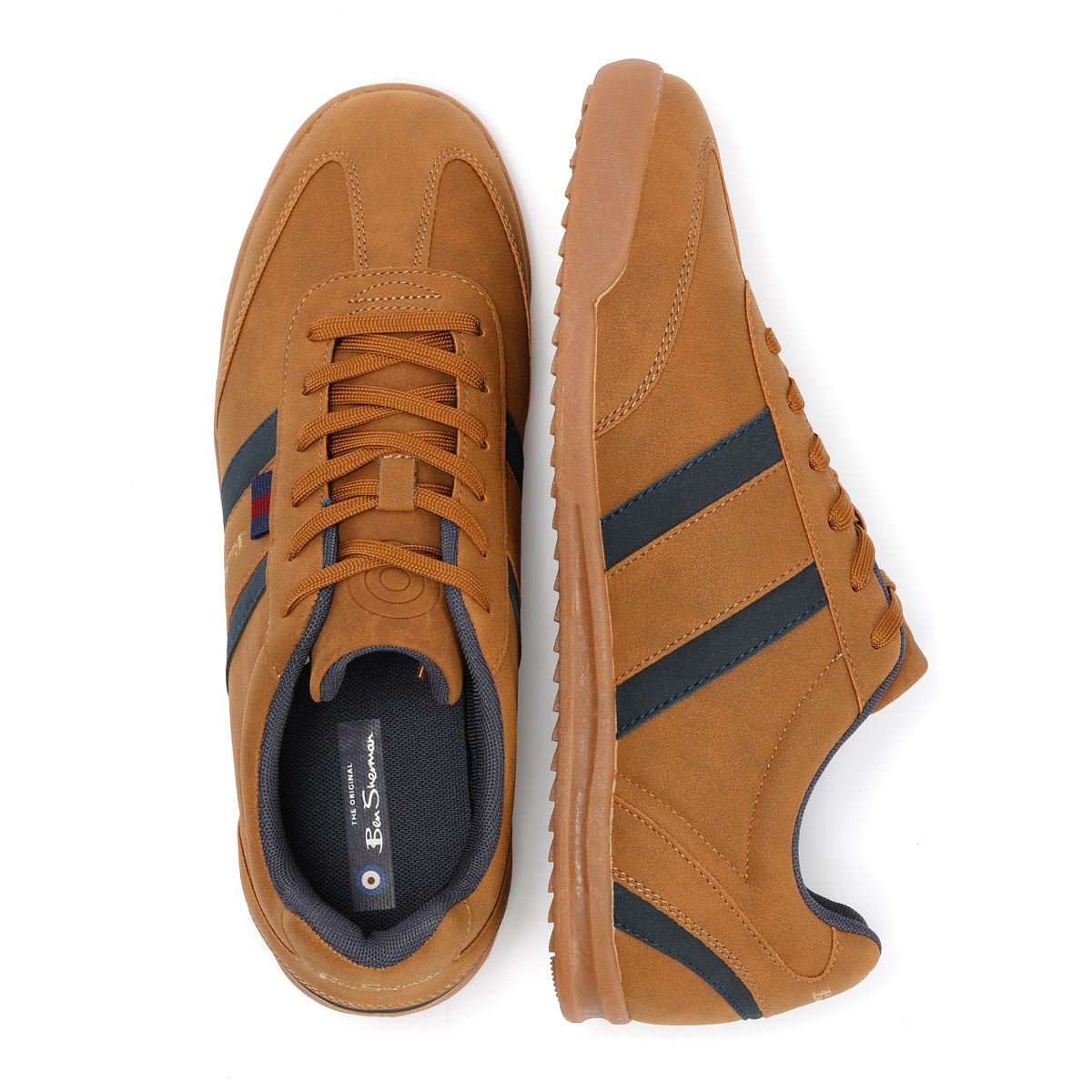 Ben Sherman Keeler Baskets Brunes Pour Hommes