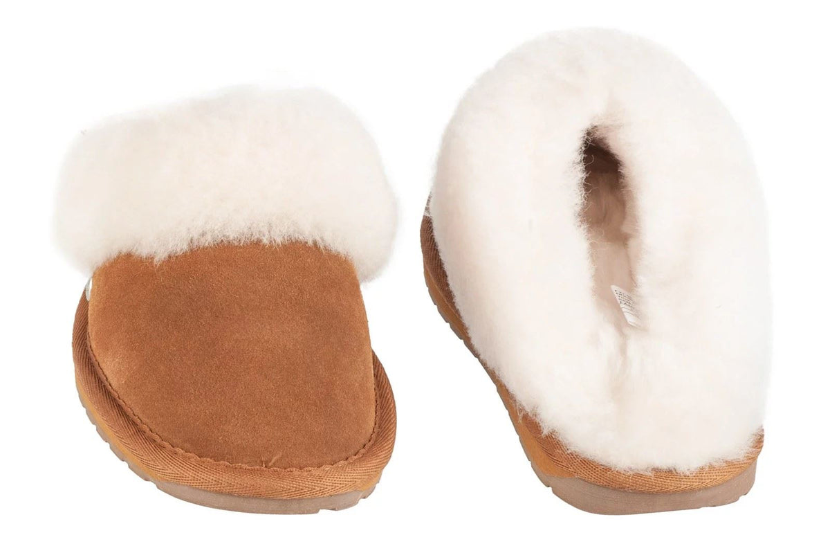 Emu Australia Jolie Chaussons En Suède Pour Femmes Marron