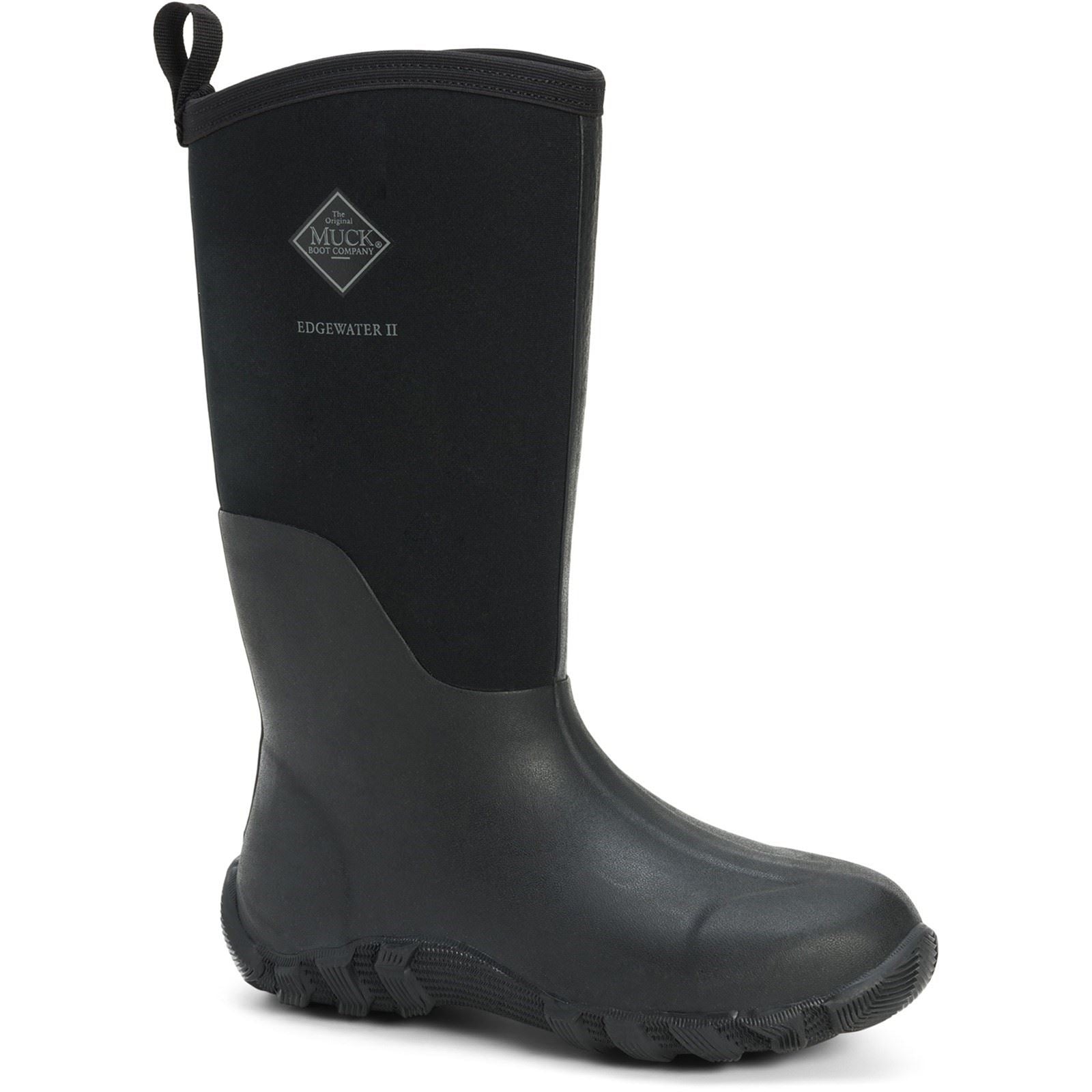 Muck Boots Edgewater II Bottes En Caoutchouc Noires Wellington