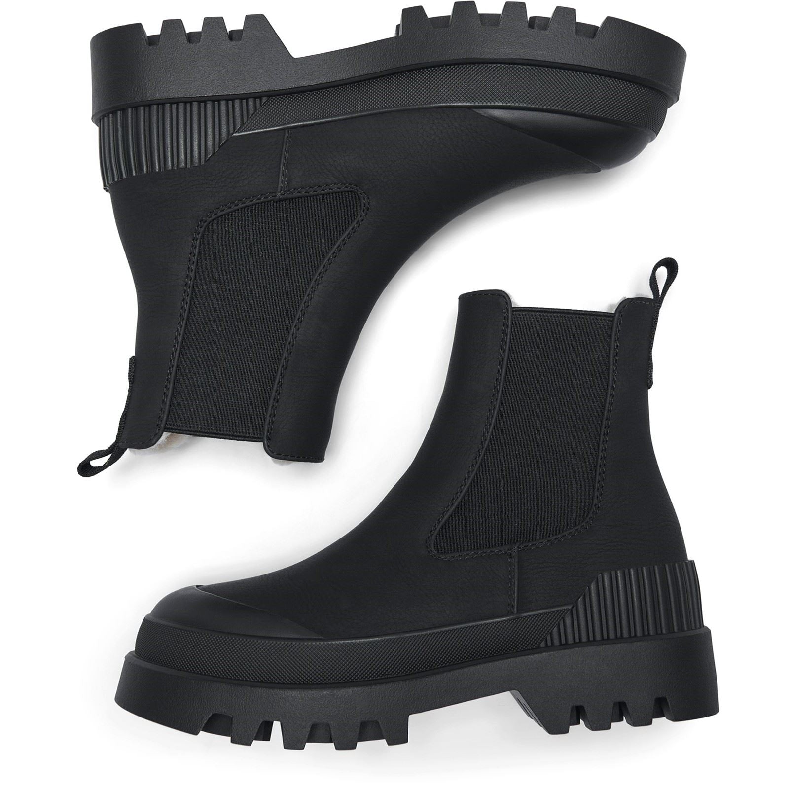 ONLY BUZZ-5 Bottes Noires En Polyuréthane Pour Femmes
