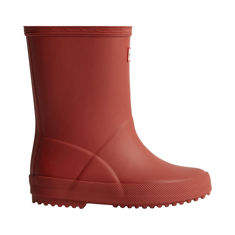 Hunter Kids First Boot Bottes En Caoutchouc Militaires Rouge Wellington