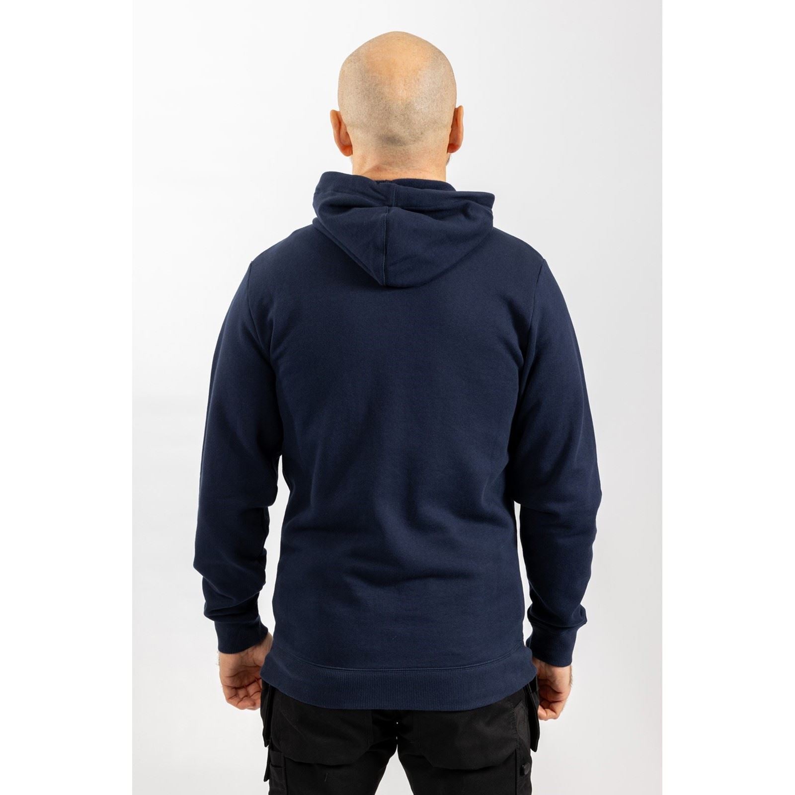 Helly Hansen Workwear Manchester Zip Sweat À Capuche Bleu En Coton Pour Homme
