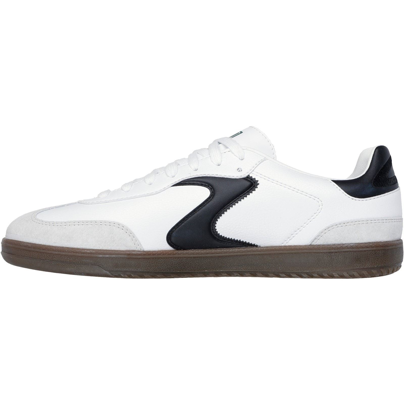 Skechers Hotshot Pyke Baskets Blanches/Noires Synthétiques Pour Homme