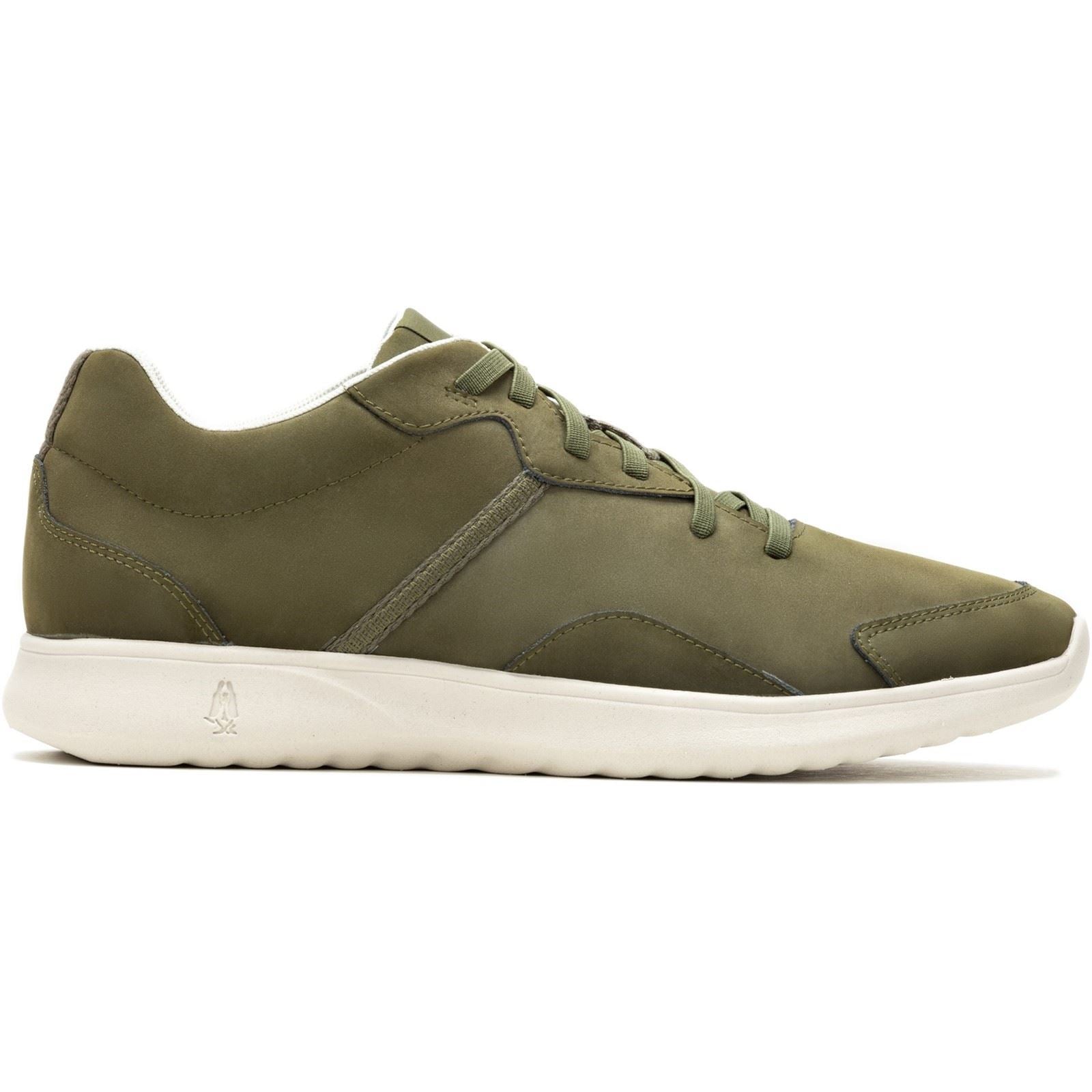 Hush Puppies The Good Baskets En Cuir Pour Homme De Couleur Olive