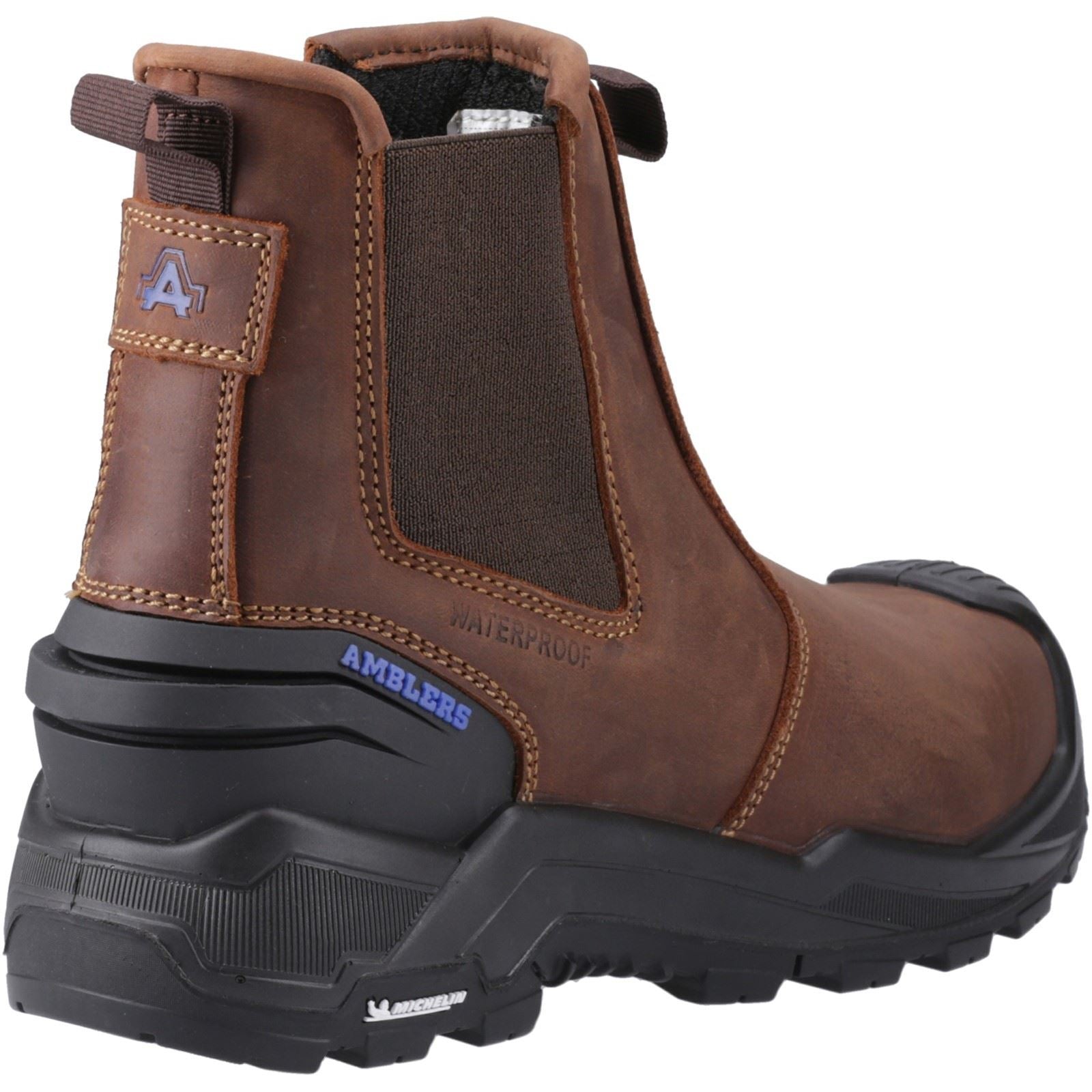 Amblers Safety  Bottes De Sécurité En Cuir Marron 982C