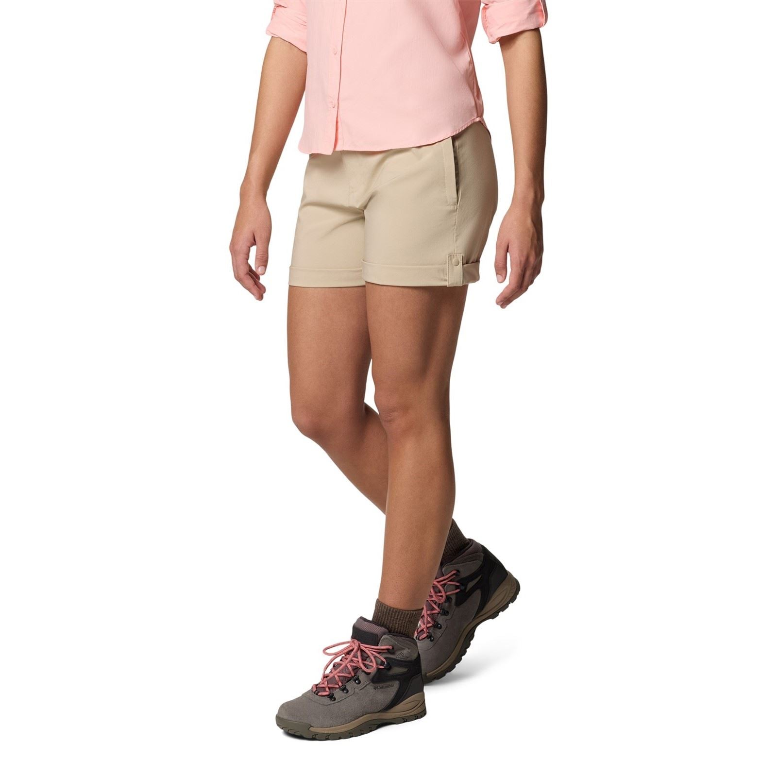 Columbia Silver Ridge Utility Short Shorts De Randonnée Pour Femmes En Polyester Marron