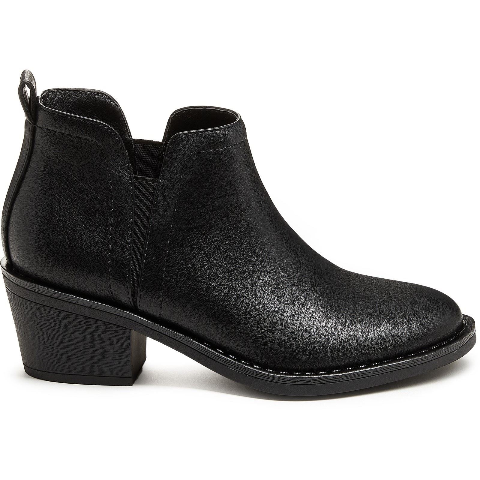 Rocket Dog York Bottes À Talons Noirs En Polyuréthane Pour Femmes
