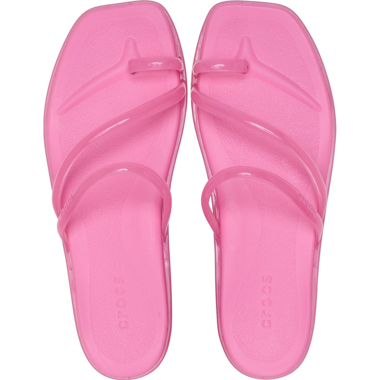 Crocs Miami Jely Toe Loop Sandales Eva Femme Citronnade Rose