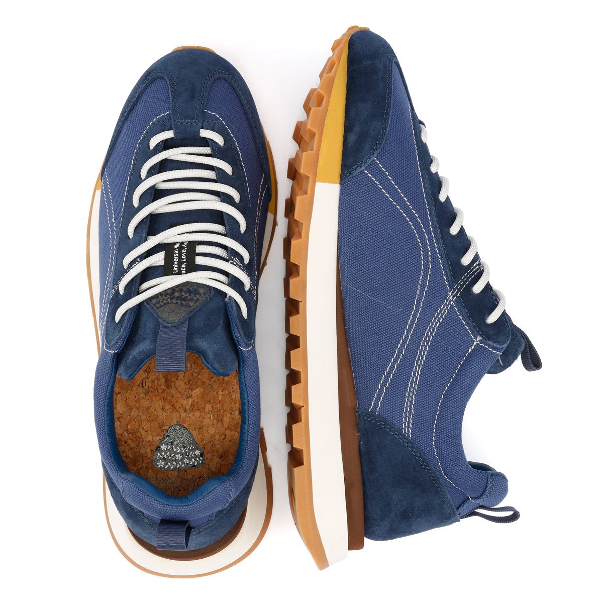 Flower Mountain New Asuka Universal Works Sneakers Bleues