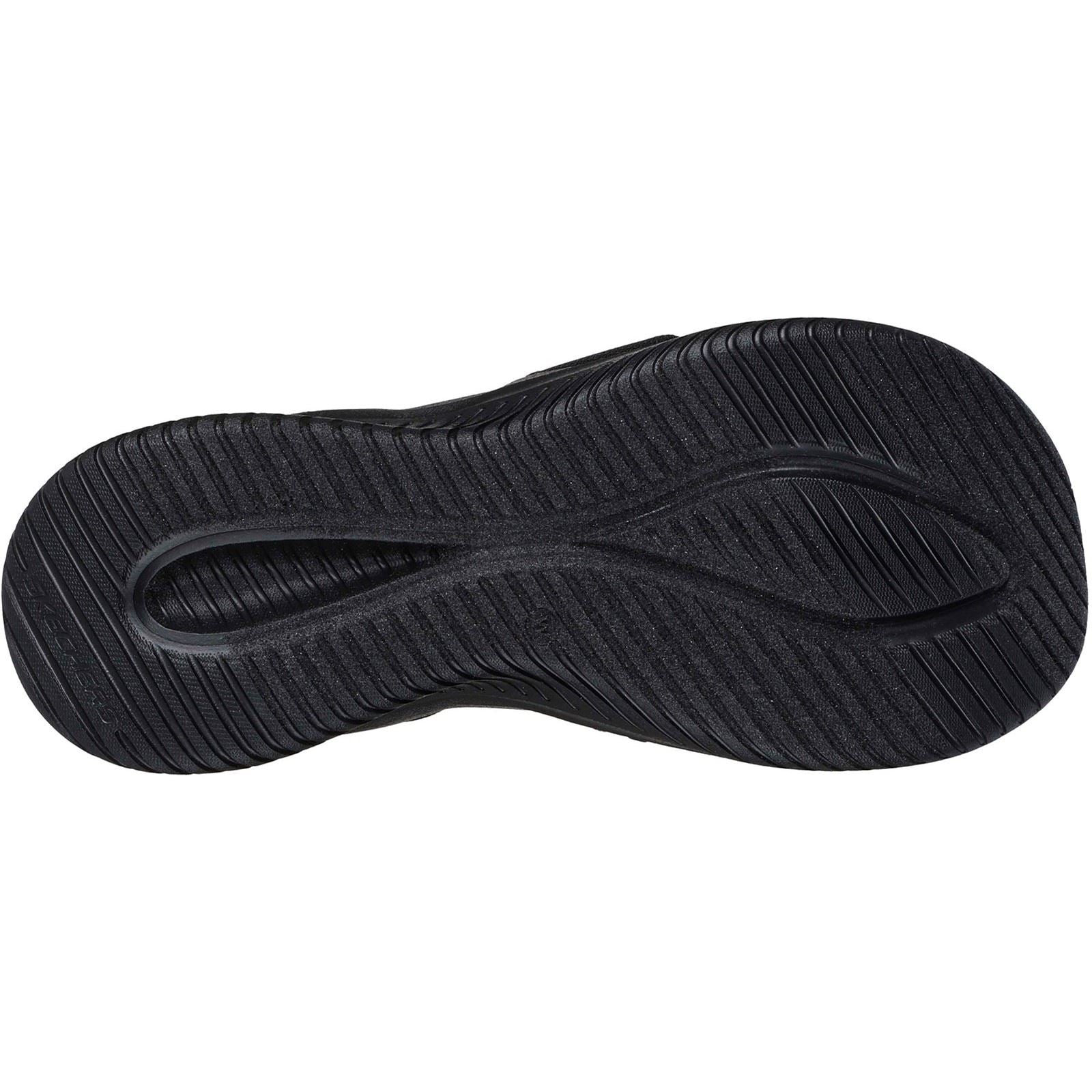 Skechers Ultra Flex 3.0 - Never Better Sandales Noires En Textile Pour Femmes