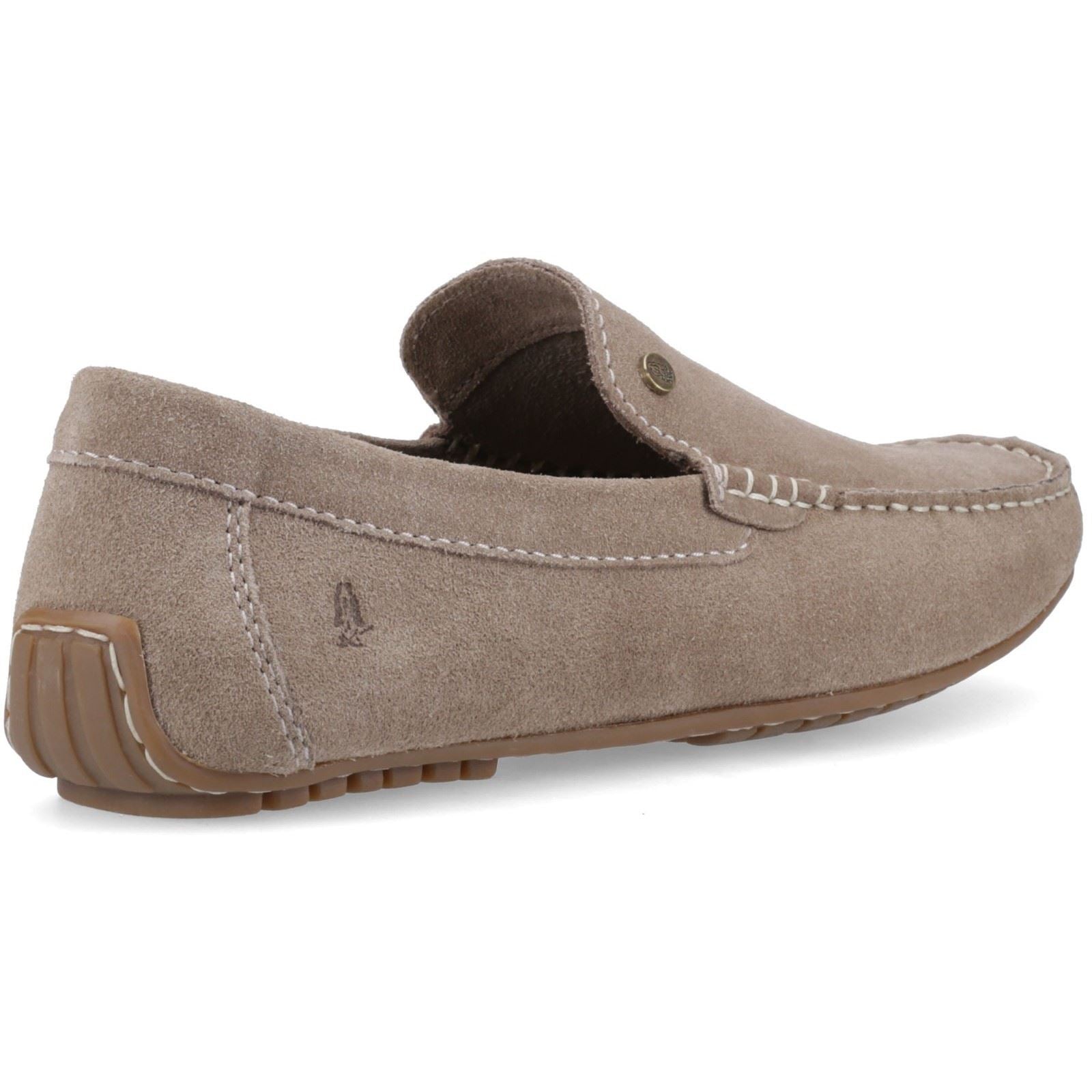 Hush Puppies Ralph Suede Mocassins En Cuir Pour Hommes Taupe