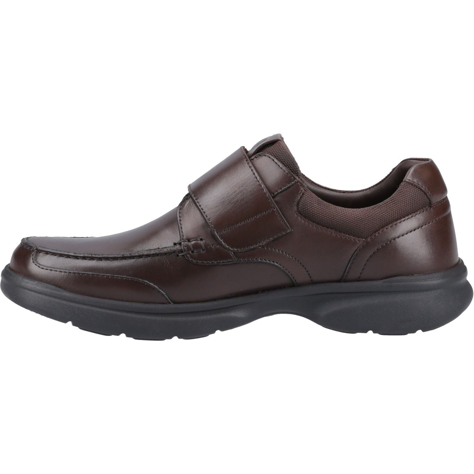 Hush Puppies Hector Chaussures Mocassins Marron En Cuir Pour Hommes