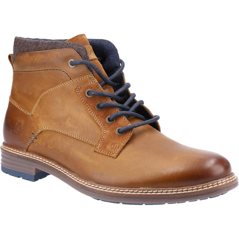 Hush Puppies Joel Bottes Pour Hommes En Cuir Couleur Chameau