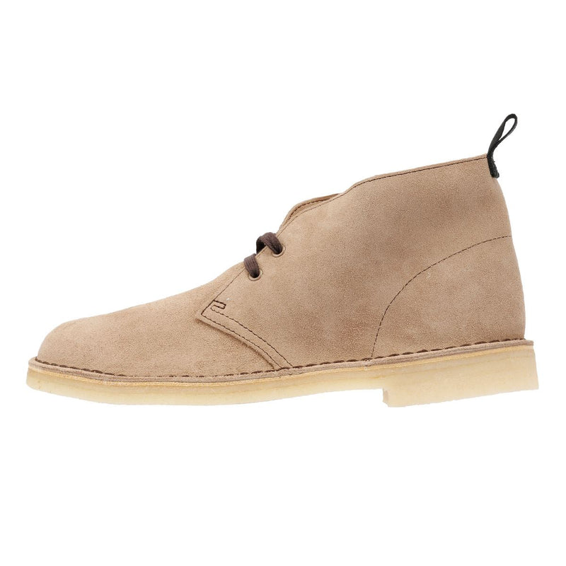 Clarks Originals Desert Bottes En Daim Marron Pour Homme