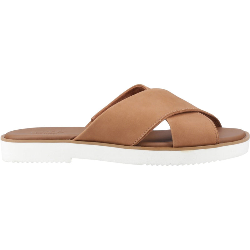 TOMS Mae Crossover Sandales Marron Pour Femmes En Cuir