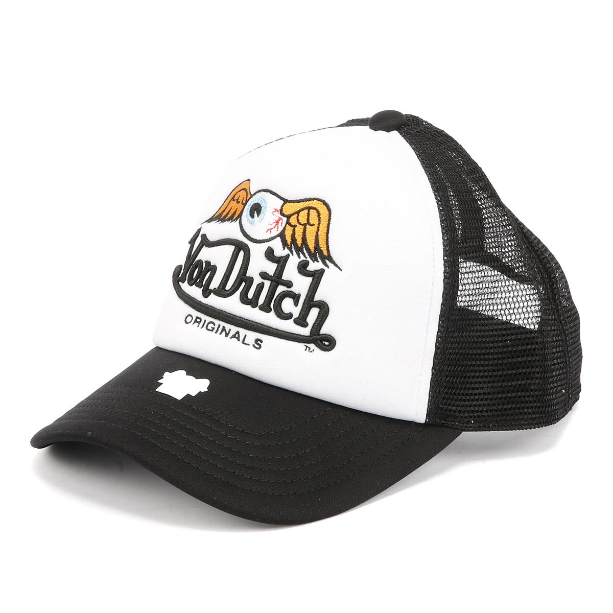 Von Dutch Trucker Boston Casquettes En Coton Blanc